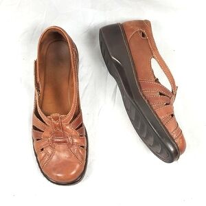Vintage Auditions‎ Brown Leather Cottagecore Boho Shoes